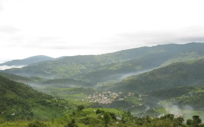 A view of Gairsain
