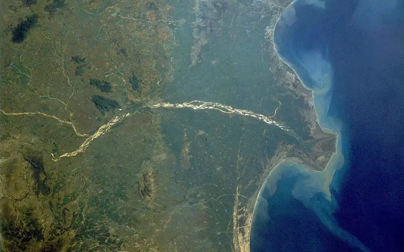 Godavari satellite view
