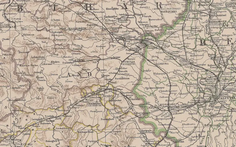 Chota Nagpur region 1912