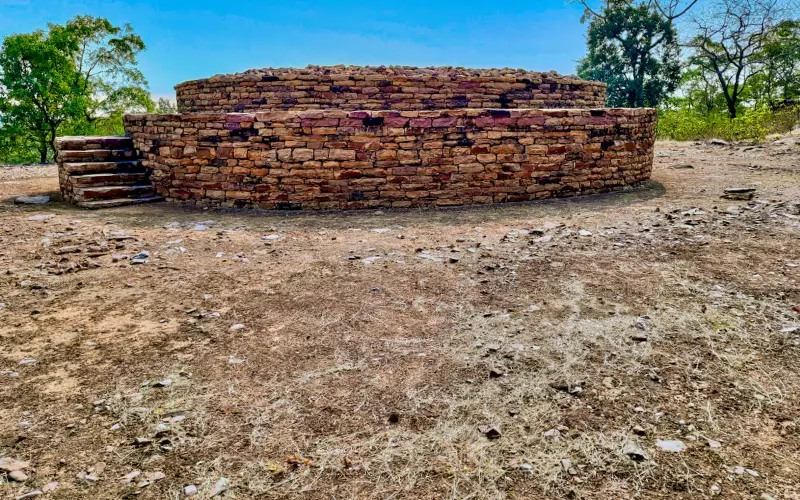 012092021 3rd century BCE Saru Maru Panguraria Buddhist site, Madhya Pradesh 020
