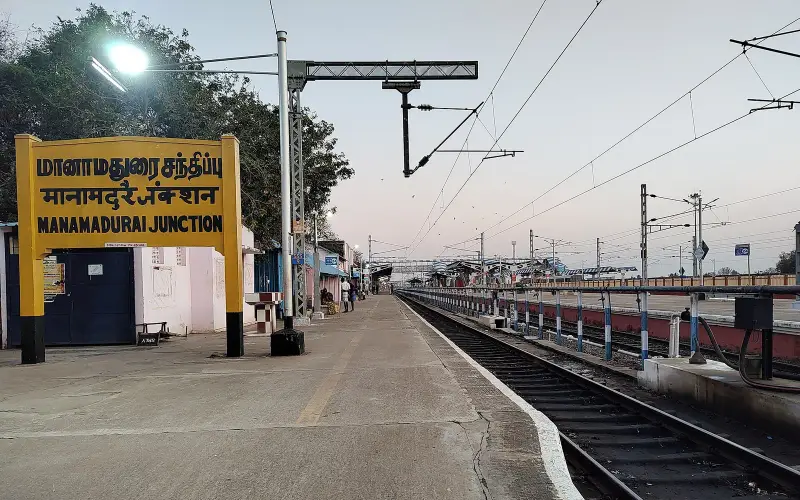 Manamadurai Junction Platform 1